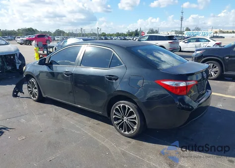 2016 Toyota Corolla S Plus из США, поврежденный, VIN 2T1BURHEXGC552204